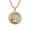 Gold-Capricorn, variant on PAURO Zodiac Necklace for Men Stainless Steel Circular Pendant CZ Bold Cubic Zirconia Circle 35mm Punk Cool Astrology Horoscope Personalized Statement Gift Jewelry Silver Plated Taurus