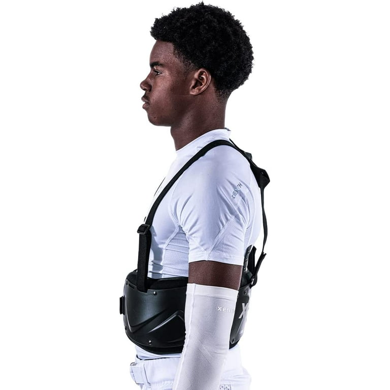 XENITH XFLEXION バックプレート Lサイズ Xenith XFlexion Rib Protector Black S with Shoulder Straps