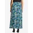 thumbnail image 2 of Jessica London Women's Plus Size Casual Wide Elastic Pull-On Lightweight Maxi Skirt, 2 of 5