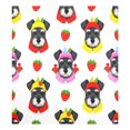 thumbnail image 3 of Dailycode Dishwasher Magnet Cover Magnetic Fridge Door Cover Home Kitchen Decor, Cute Schnauzer Strawberry, 23"x 26", 3 of 6