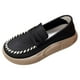 thumbnail image 5 of Zapatos informales para mujer, cómoda, suave, sin cordones, para ropa de calle, parte inferior gruesa para exteriores, trabajo negro 39, 5 of 8