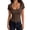 Brown -BR24, variant on IYYVV Women's Short Sleeve Tops Summer Lace Trim Square Neck Slim Fitted Going Out Basic Tee Shirts Y2K Clothes 2026 Light Blue XL