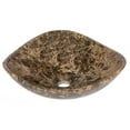 thumbnail image 5 of Dark Emperador Marble Freeform Vessel Sink, 5 of 9
