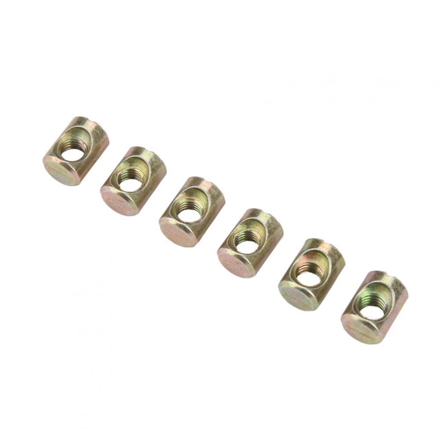 Fixation de Meubles, 30pcs M6 Meubles Baril Cabinet Fixation Écrou Connecteur Écrou Atteindre Plus