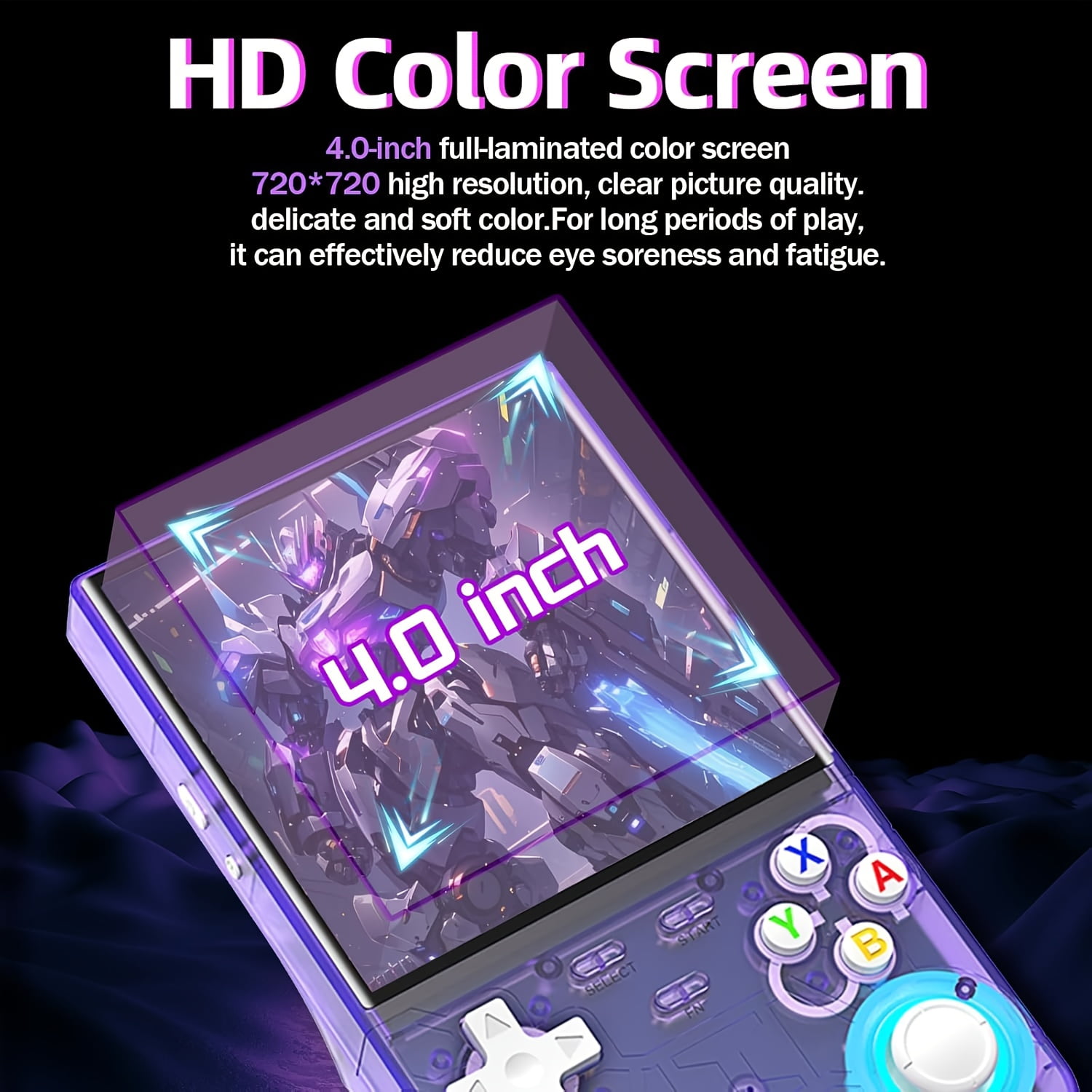 R36 Ultra Open Source Handheld Game Console 4-inch IPS HD Screen