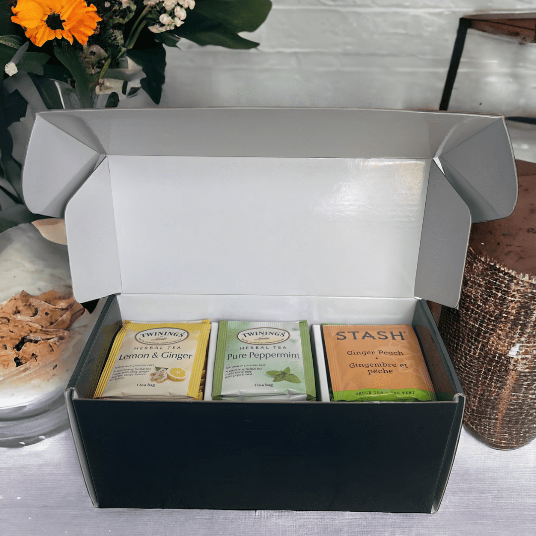 Ultimate Cold Buster Medicine Ball Tea Variety Set - Twinings Lemon & Ginger, Pure Peppermint Tea Bags, Stash Peach Ginger Tea with Matcha Green Tea Blend - 60pcs with Honey Sticks & Recipe eBook