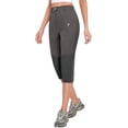 thumbnail image 2 of Little Donkey Andy Women's Quick Dry Capri 3/4 Hiking Lightweight Stretch Water-Resistant Pants Golf Casual Grey S, 2 of 7