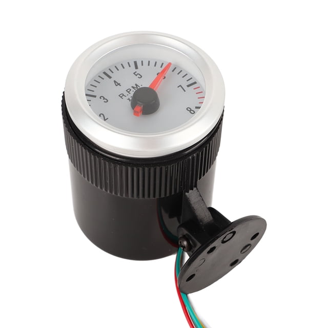 RPM Meter,2in 52mm LED Tachometer Pointer Tachometer Tachometer Versatile Functionality