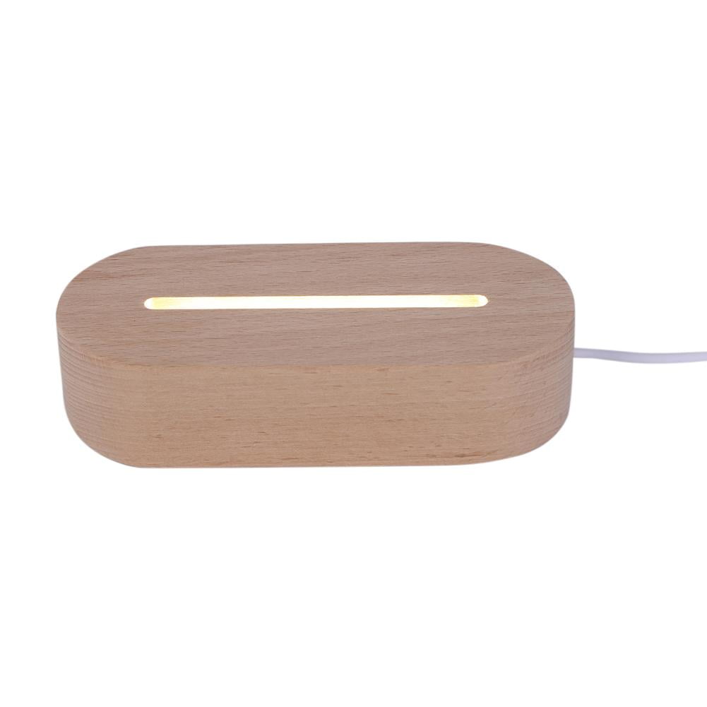 Pedestal pantalla ovalada - Base luces LED con USB (luz) Blanco ...