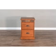 thumbnail image 3 of Sunny Designs Sedona 21" 2-drawer Traditional Wood File Cabinet in Rustic Oak, 3 of 9