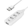 thumbnail image 1 of USB 2.0 Hub 4 Ports Multi USB Splitter Power Adapter Multiple Expander Hubs Desktop Laptop PC Adapters, 1 of 5