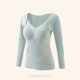 thumbnail image 1 of Ropa interior térmica para mujer, sin costuras, cálida y aterciopelada, gruesa, de lana polar., 1 of 9
