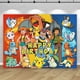 thumbnail image 4 of Fondo de Pokémon, pancarta de feliz cumpleaños, decoración de Pikachu para niños, baby shower, monstruo de bolsillo, accesorios de fondo de anime, póster, 4 of 5