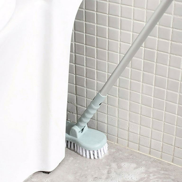Cleaning Brush, Floor Brush Retractable Crevice Floor Bathroom Kitchen  Bathroom Corner Cleaning Brush Long Handle Scrub Brush Detachable Brush  Heads Long Handled Brush Sweeper Broom 
