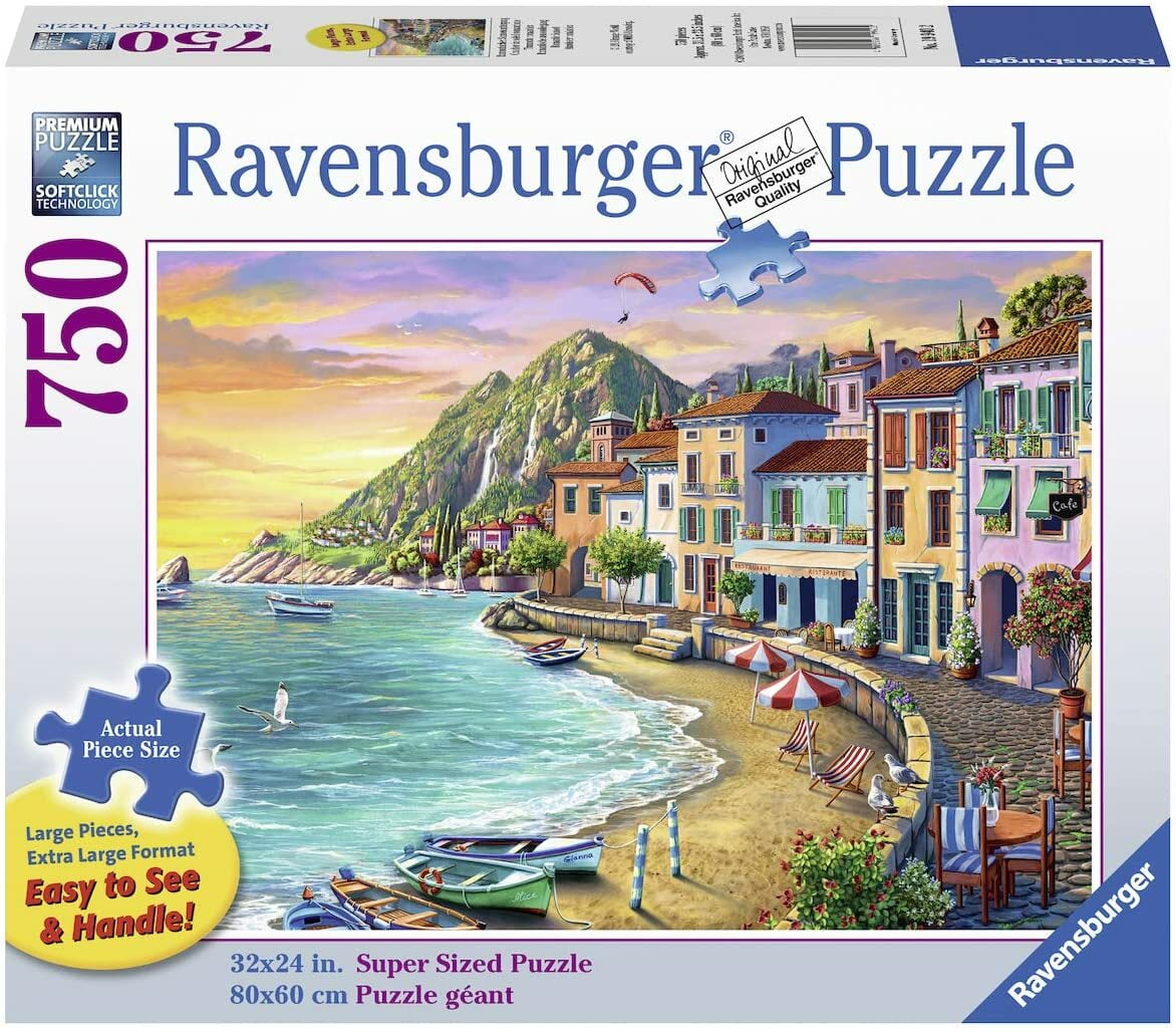 Ravensburger 500 Piece Puzzle At the Dog Park Large Piece Format 100% Complete! 