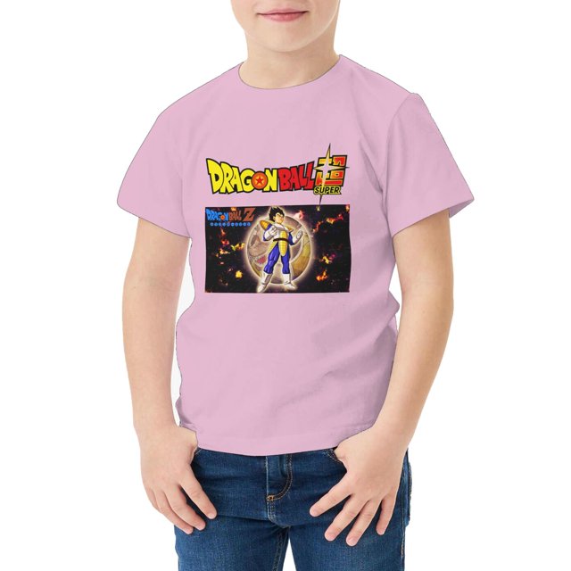 Camiseta Algodón de DBZ para niños