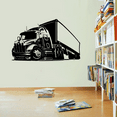 thumbnail image 2 of Autonomous Truck Jumbo Truck Trucks Big Trucks Silhouette Drawing Vinyl Wall Art Wall Sticker Wall Decal Home Kids Study Room Boy Girl Room Wall Décoration Design Wall Décor Decal Size (4x10 inch), 2 of 3