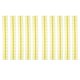 thumbnail image 1 of 10 piezas de espirales de encuadernación, peines, tira de plástico de 30 agujeros para hojas sueltas, 1/2 pulgada de diámetro, amarillo, 1 of 8