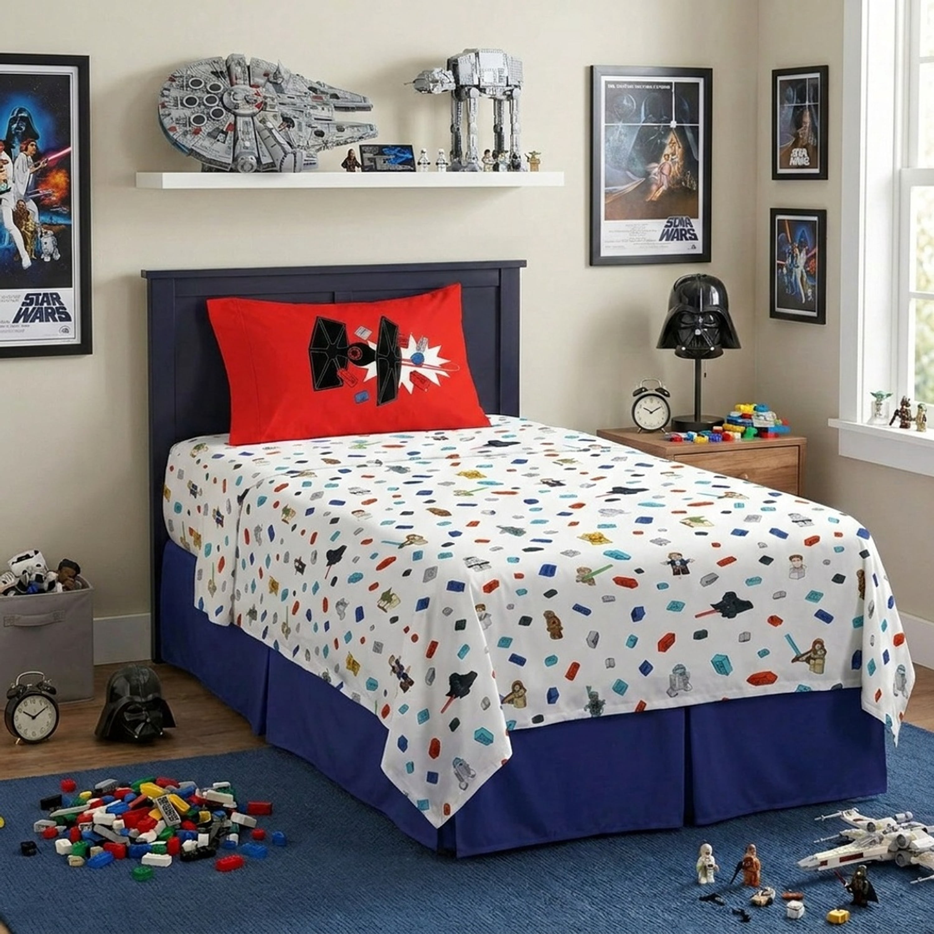 LEGO® Star Wars Kids 3 Piece Multicolor Bedding Sheet Set, Twin Size