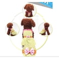 thumbnail image 4 of Del Perrito Del Chaleco Camiseta Del Perro Ropa Pajarita Amarillo-l, 4 of 6