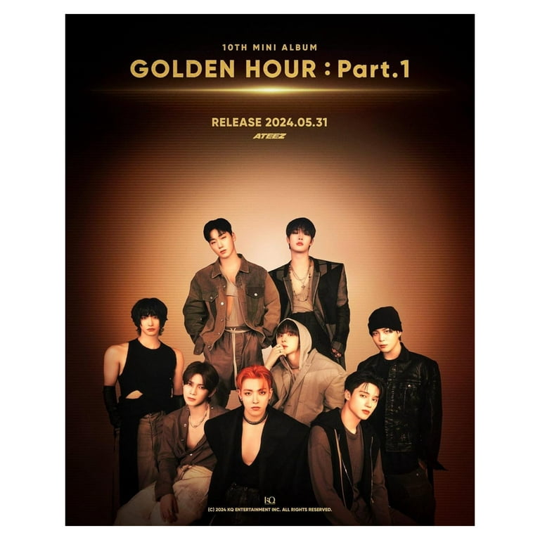 Deng rui ATEEZ GOLDEN HOUR Part.1, 10th Mini Album, Standard