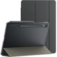 thumbnail image 1 of CHL-Case for Samsung Galaxy Tab S10 Lite / S10 FE / S9 FE 10.9-Inch, Slim Translucent Back Tri-Fold Stand Protective Tablet Cover, Support S Pen Charging, Auto Wake/Sleep (Grey), 1 of 4