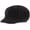 Black, variant on Women Vintage Newsboy Peaked Beret Cap Warm Baker Boy Visor Hat Flat Cap