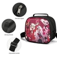 thumbnail image 3 of Hazbin Hotel Characters Portable Insulated Lunch Bag Lunch Box Unisex Reusable Therma Meal Bento Bag Lunchbag Picnic Bag, 3 of 8