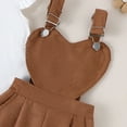 thumbnail image 7 of NIEWTR Baby Girl Clothes Toddler Summer Outfits Cute Bow Print T-Shirt + Shorts 2pcs Set 6 Months-5 Years Old Pajamas Set White 4-5 Years, 7 of 7