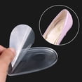 thumbnail image 4 of 1 par de taloneras flexibles de gel de silicona en forma de U para aliviar el dolor, la fascitis plantar y la irritación - Talla S, 4 of 7