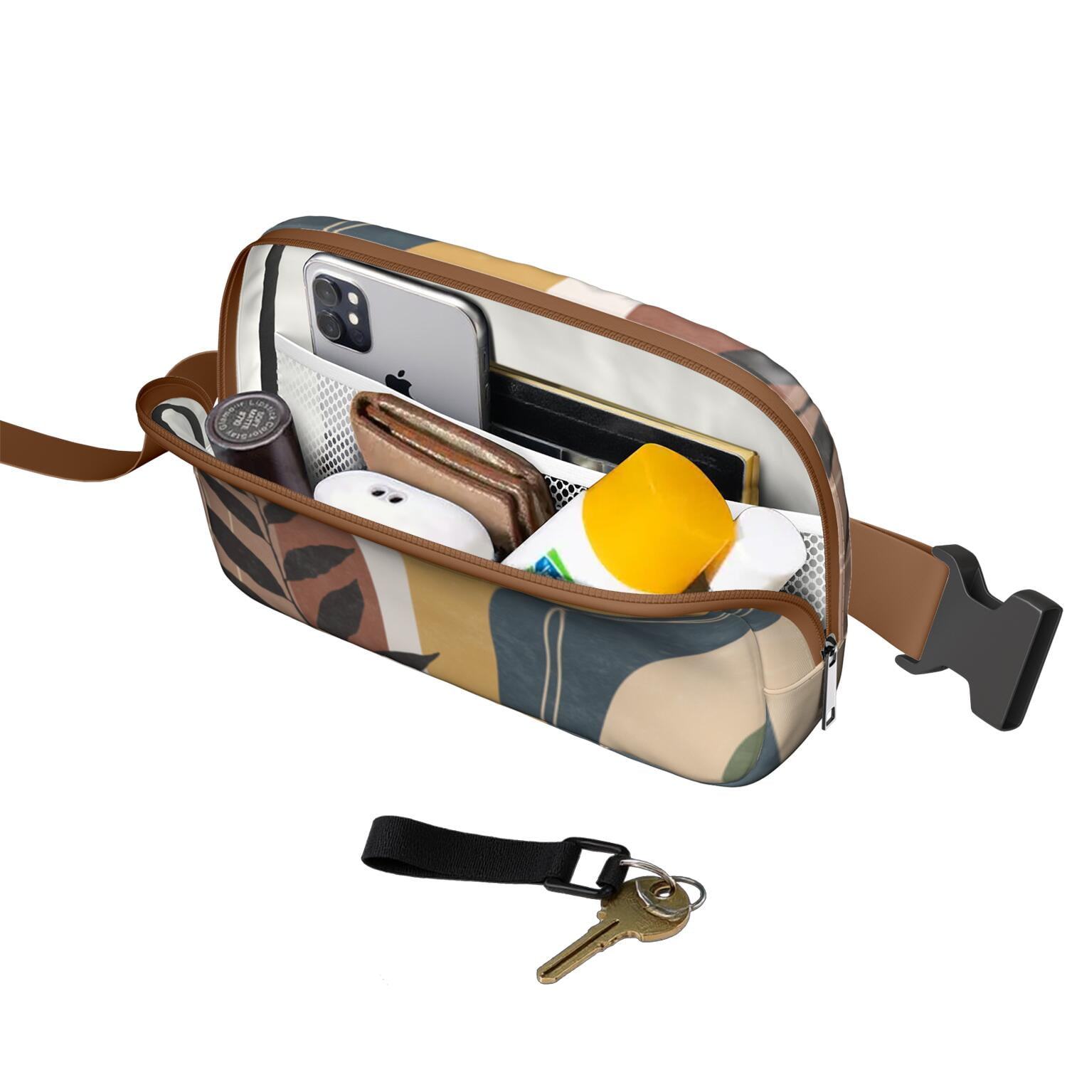 Retro Sling Bag – Tribal Patterned Fanny Pack for Women – Water-Resistant and Functional