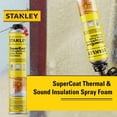 thumbnail image 2 of Kit aislante de espuma en aerosol STANLEY Supercoat, 800 ml, paquete de 12, 2 of 7