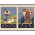 thumbnail image 1 of Birdie Aigle par Papier Peint Bordure Design Rétro, Rouleau 15' x 9", 1 of 3