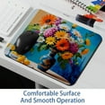 thumbnail image 6 of FeBohao Funny Mouse Pad Mat for Desktop Jiaji Cloth Durable Cute Smooth Pattern Small Pretty Home Use Decor Adults Cushion Aesthetic Vintage Essentials Girl Boy Size Flower, 6 of 6