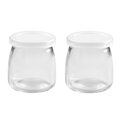 thumbnail image 1 of Paquete De 2 Botellas De Leche, Tarro De Cristal, Superficie Lisa, Taza De Agua De 200Ml, Suministros De Cocina, Accesorios Para El Hogar, Utensilios, Tazas De Postre Inevent HA039032-00, 1 of 6