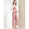 thumbnail image 3 of Mamelucos Casuales Allegra K Mono De Punto Rosa XL, 3 of 5