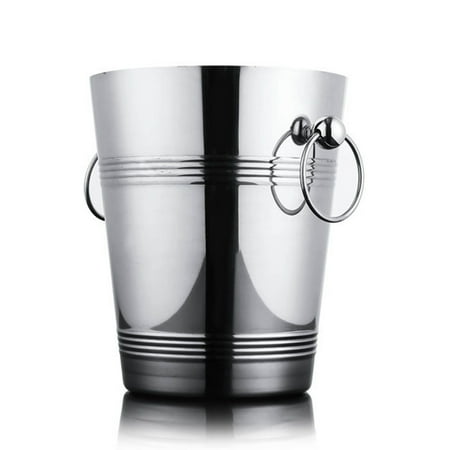 

XIEC 3L/5L Ice Bucket Solid Large Capacity Lightweight Keeps Cold Bar Champagne Bucket for Club