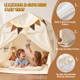 thumbnail image 4 of JoyStone Kids Play Tent with Star Lights & Flags, Foldable Dome Playhouse, Indoor Outdoor Play Tent for Boys & Girls, 54 x 41 x 47 in, 4 of 11