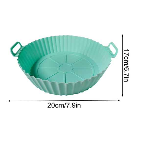 Rkxzt Air Fryer Mat,Reusable Silicone Fryer Basket Liner 7.5"Non-Stick Cooking Mat for Air Fryer Oven Microwave,Kitchen Utensils Gadgets