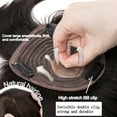 thumbnail image 4 of SEGO Human Hair Toppers For Women 100% Remy With Bangs 120% Density Breathable Base Clip In 10 * 12cm Topper, 4 of 8