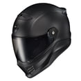 thumbnail image 2 of ScorpionEXO Covert FX Casco integral de motocicleta para adultos estilo Street Fighter con bolsillos para altavoces Bluetooth, aprobado por DOT ECE 22.06, unisex (negro mate mediano), 2 of 8