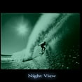 thumbnail image 2 of Startonight Canvas Wall Art Surfer on Perfect Wall USA Design for Home Decor, Illuminated Sport Painting Modern Canvas Artwork Framed Ready to Hang Medium 23.62 X 35.43 inch, 2 of 4