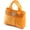 Barkin Bag (Orange), variant on Haute Diggity Dog Barkin Bag Plush Squeaky Handbag Dog Toy with Scarf, Pink, Small