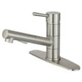 thumbnail image 1 of Gourmetier LS8408DL Modern Concord Single-Handle Kitchen Faucet with Pull-Out Sprayer - Brushed Nickel, 1 of 1