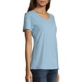 thumbnail image 2 of Hanes Women's Nano-T V-Neck T-Shirt, 2 of 5