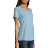 Hanes Women's Nano-T V-Neck T-Shirt - Walmart.com