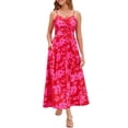 thumbnail image 1 of Vestido largo Annebouti 2025 Primavera-Verano Floral Rojo para Mujer, 1 of 6