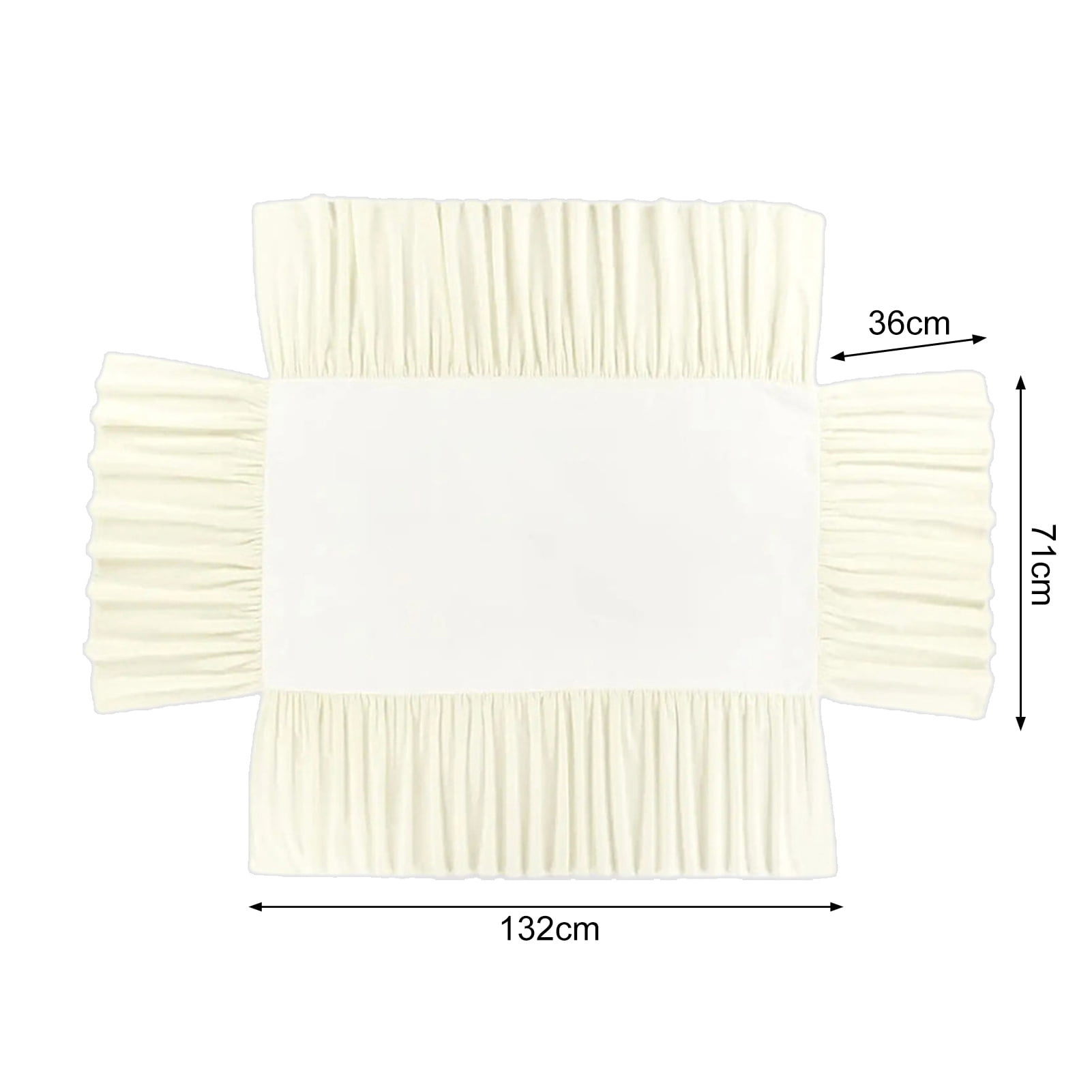 ZTGD Bed Dust Cover Easy Installation Baby Crib Bed Skirt Soft Elastic Toddler Crib Bedding Skirt for Bedroom