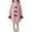 Pink, variant on Mercatoo Teen Girls Winter Dress Coat Fleece Lined Button Peacoat with Hooded Kids Warm Long Jackets Casual Fuzzy Overcoat