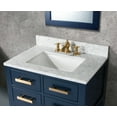 thumbnail image 5 of Water Creation Madalyn 30" Wood Single Bathroom Vanity in Monarch Blue/White, 5 of 7